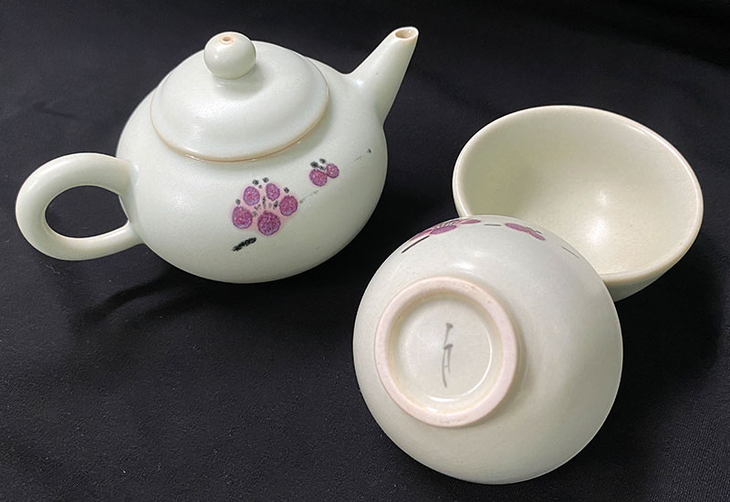 汝窯紅梅茶組